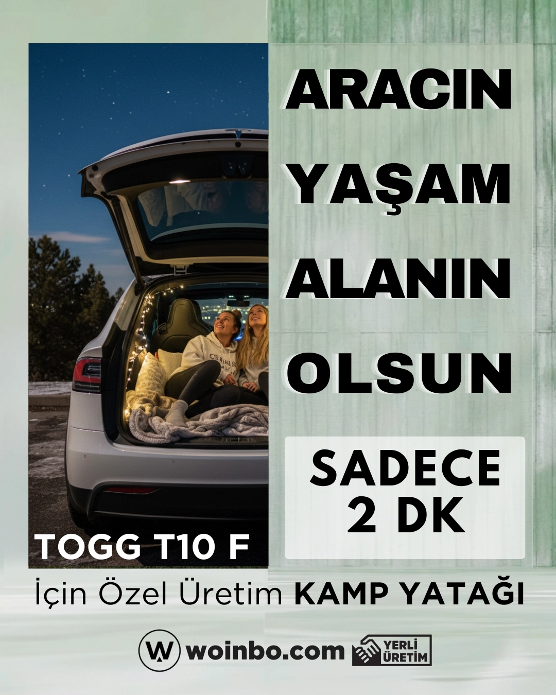 Woinbo Kamp Yatağı – Togg T10F Uyumlu