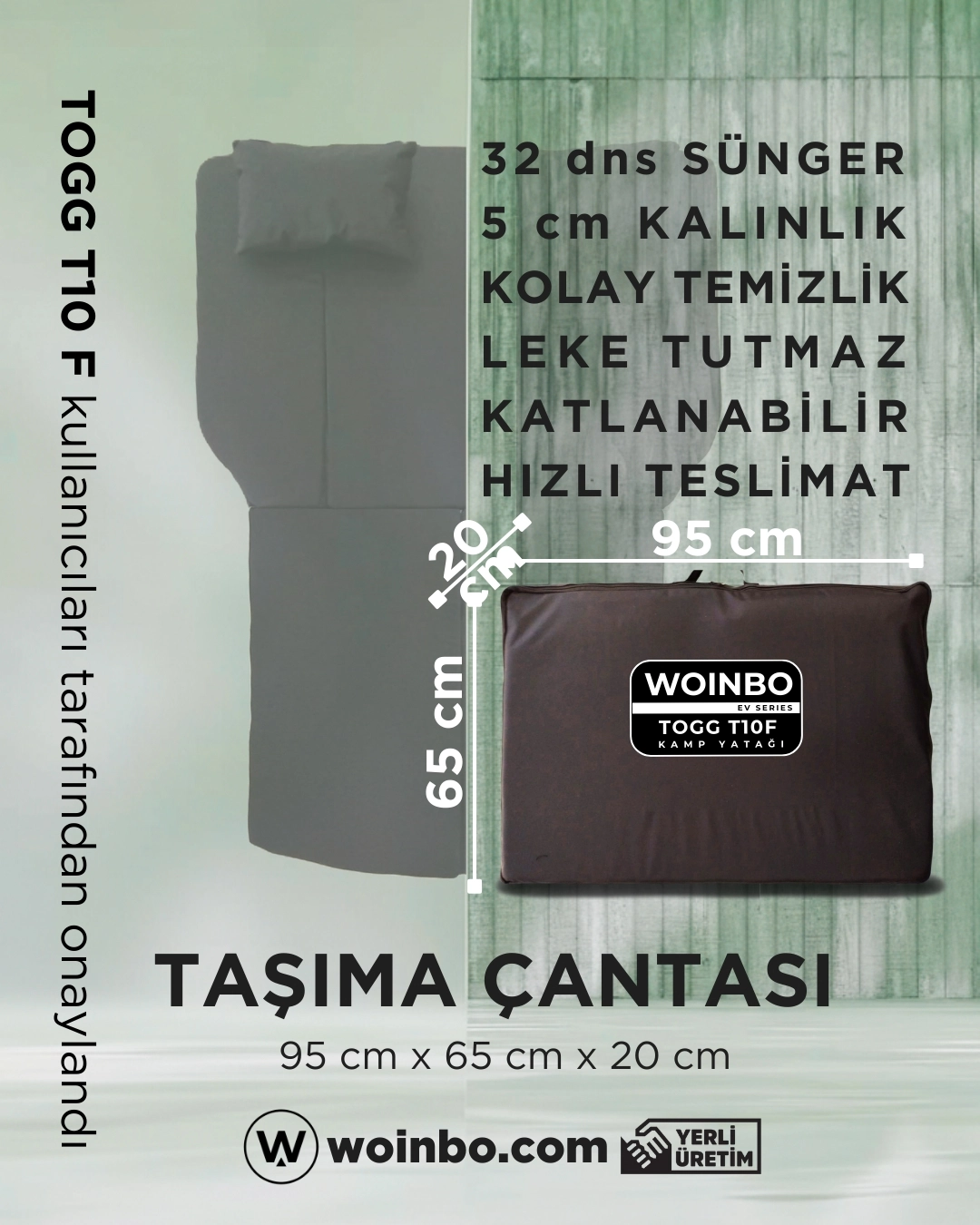 Woinbo Kamp Yatağı – Togg T10F Uyumlu