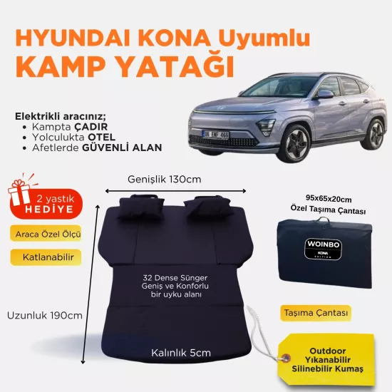 Woinbo Kamp Yatağı – Hyundai Kona Uyumlu